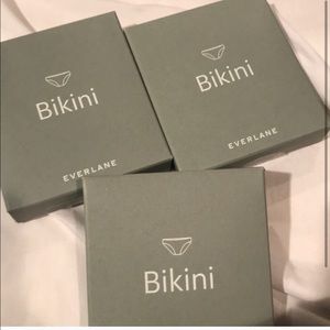 Everlane Black Bikini underwear 3pack set